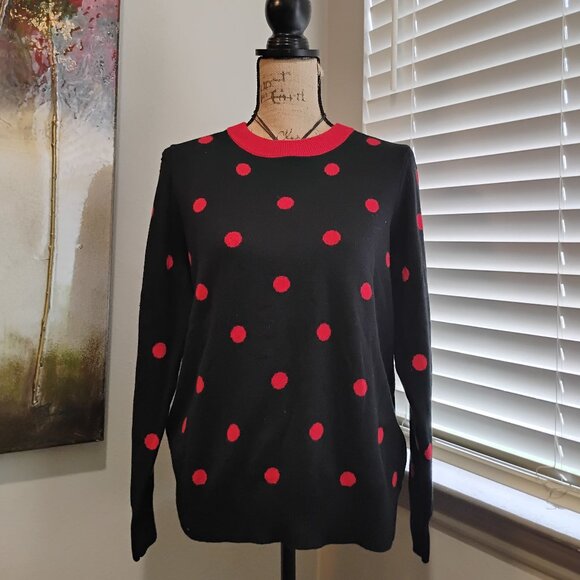 NWT Charter Club Dot Sweater - Picture 1 of 7